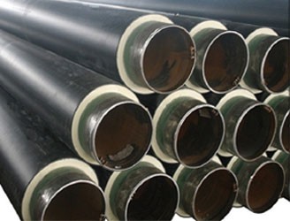 聚氨酯保溫螺旋鋼管產品結構：聚氨酯保溫螺旋鋼管由輸送介質的工作鋼管、硬質聚氨酯泡沫塑料保溫層、高密度聚乙烯外護管緊密結合而成。產品介紹：聚氨酯保溫螺旋鋼管根據設計和客戶的要求選用螺旋縫埋弧焊鋼管，性能